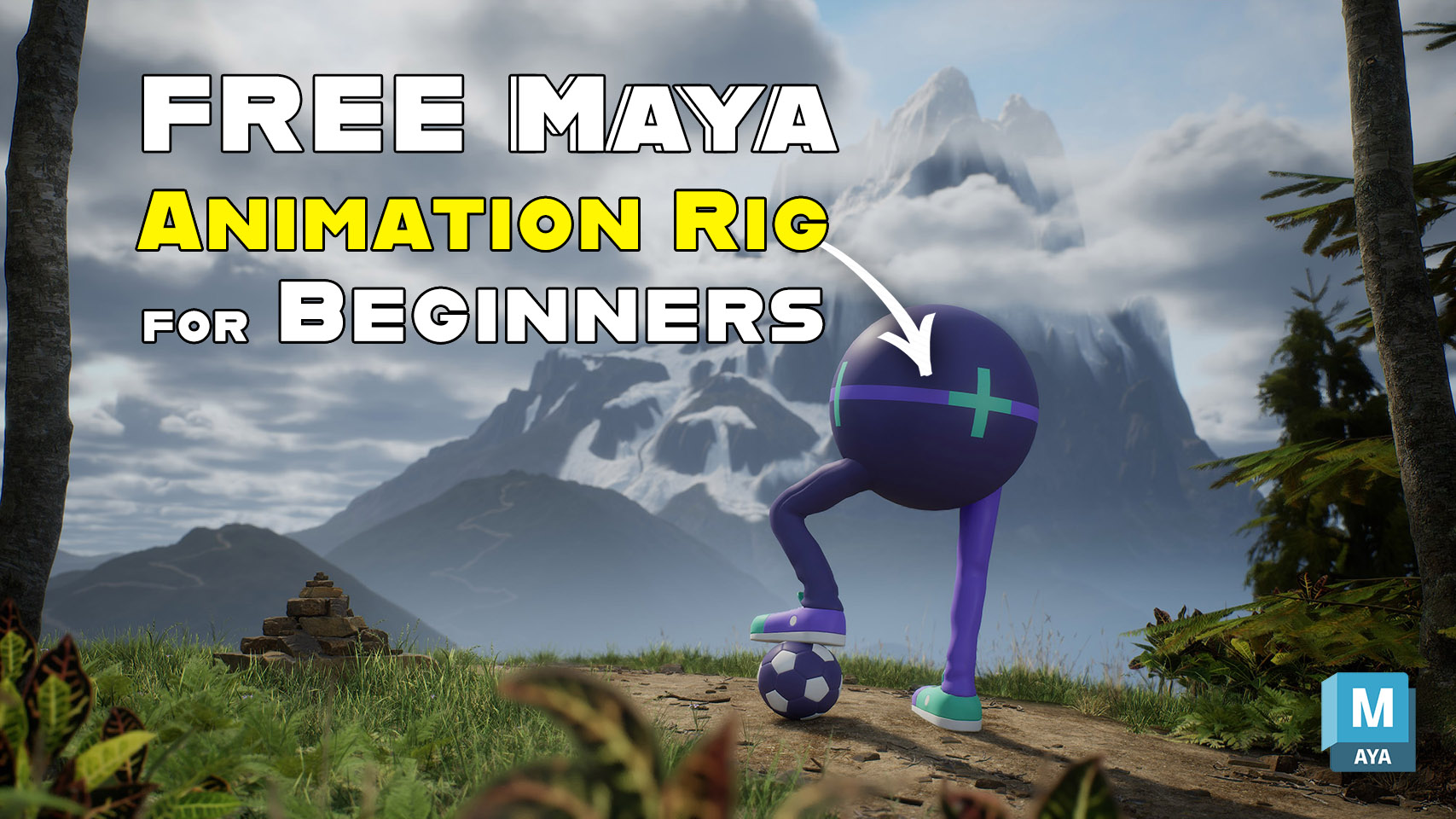 Free Maya Animation Rig For Beginners - Animators Journey